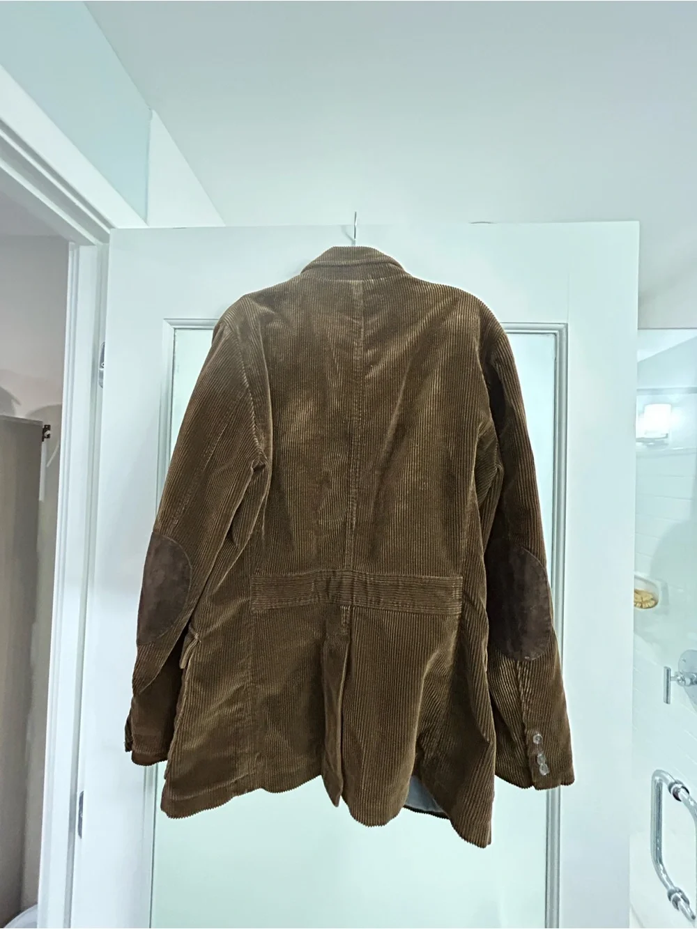 J. Crew Brown Corduroy Blazer with Plaid Lining